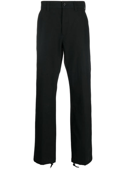 Alexander McQueen drawstring-hem Cotton Trousers