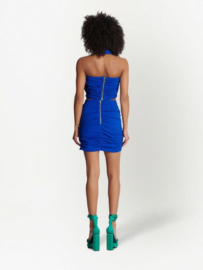 Balmain Ruched mini skirt