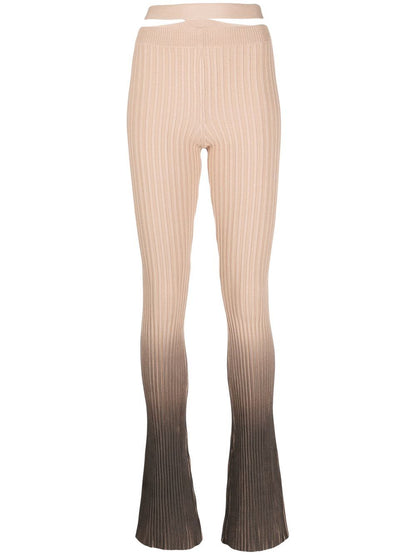 AndreĀdamo AndreÄdamo Printed cut-out trousers