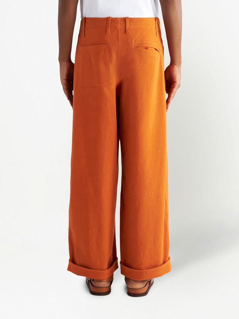Etro Wide-leg crop trousers