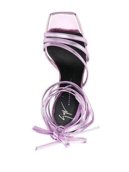 Giuseppe Zanotti Metallic 125mm platform sandals