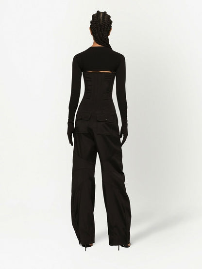 Dolce & Gabbana cropped button-fastening cardigan