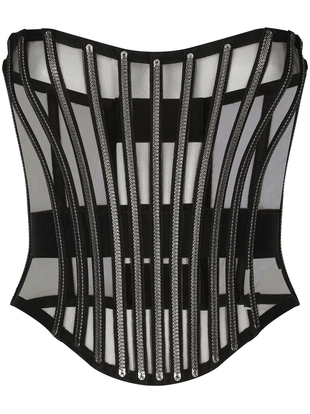 Dolce & Gabbana Tulle corset belt with boning