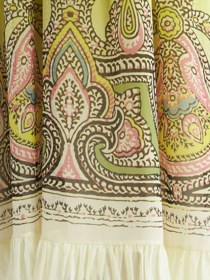 Etro Silk dress with paisley print and gradient effect