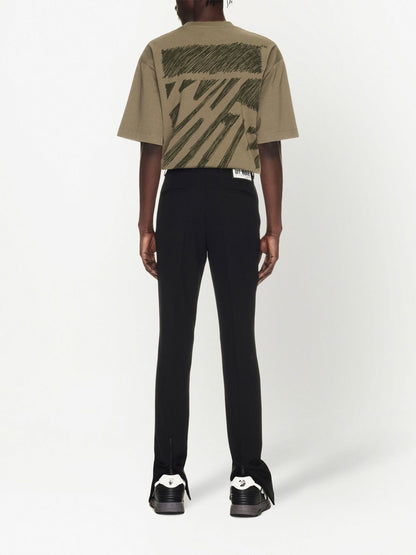 Off White Wool skinny trousers