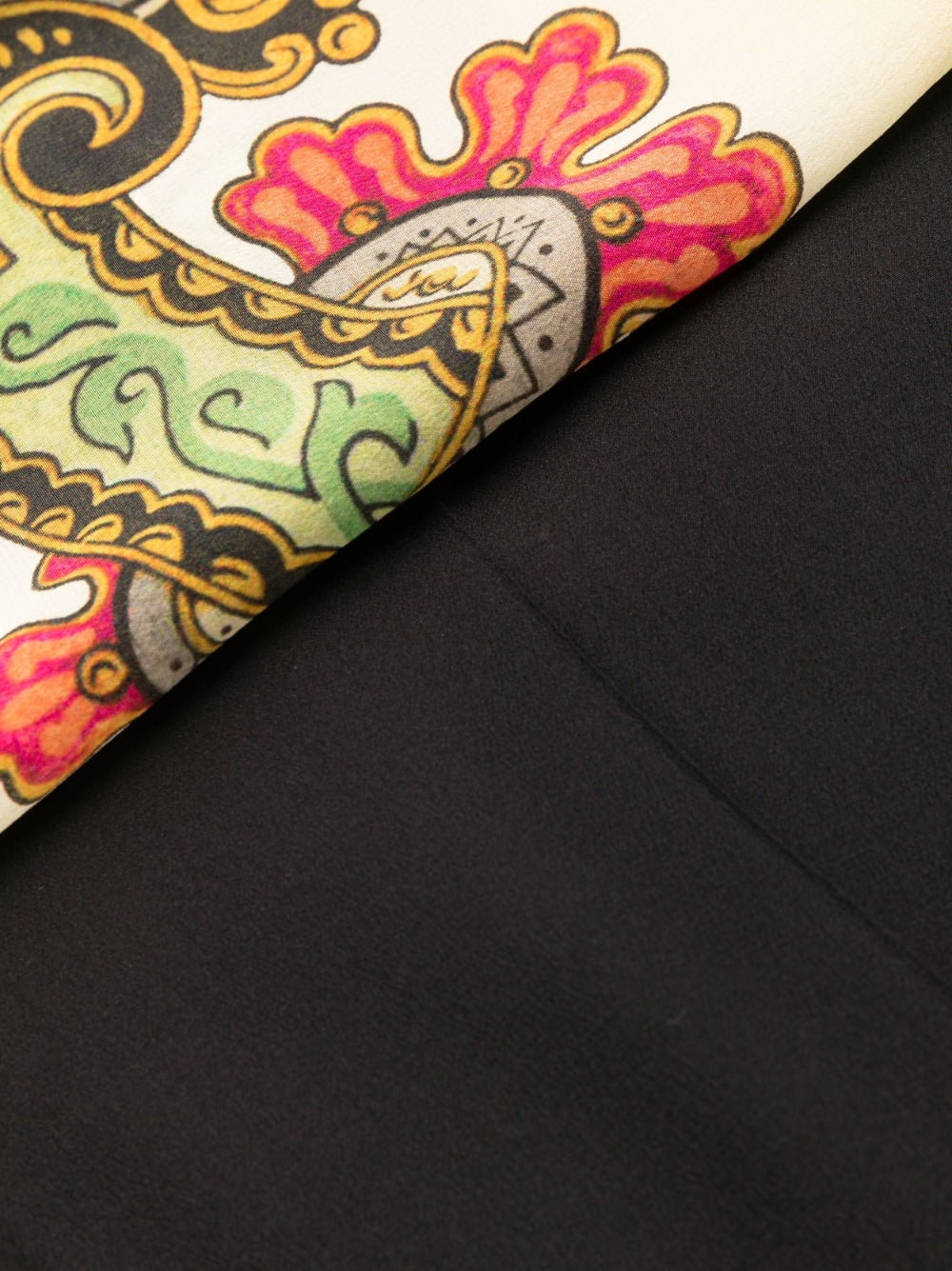 Etro Graphic-print straight-leg trousers