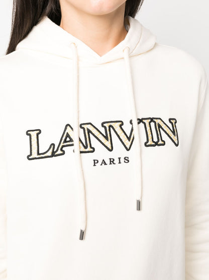 Lanvin Logo cotton hoodie