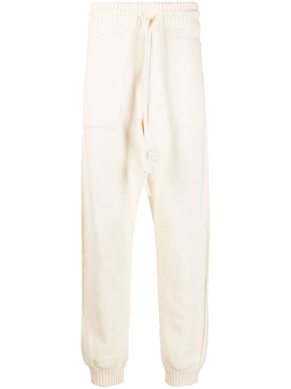 Off White Diag-stripe knitted track pants