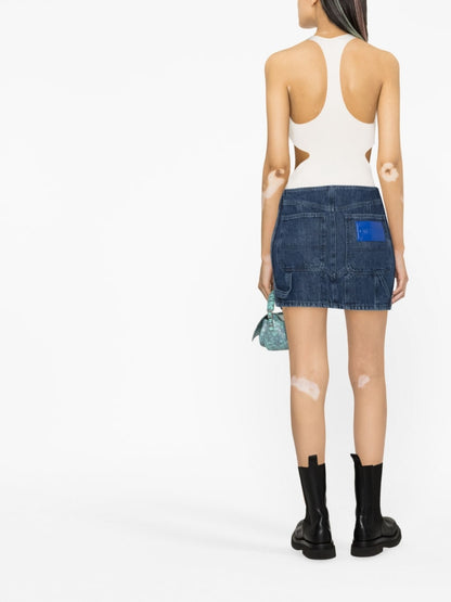 Off White Denim mini skirt