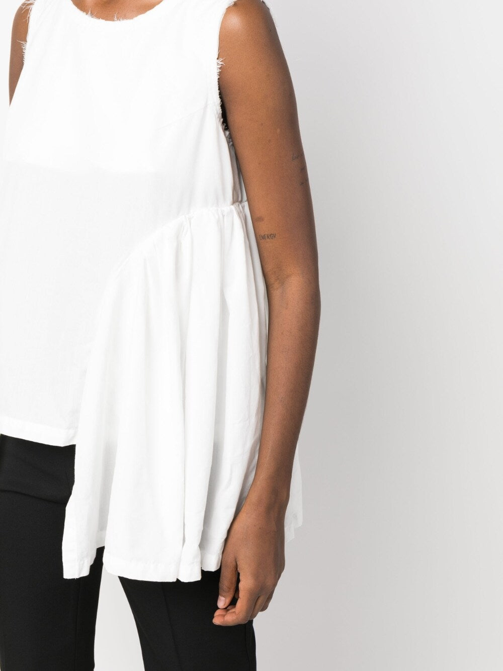 Comme Des Garcons Tank top with draped detail