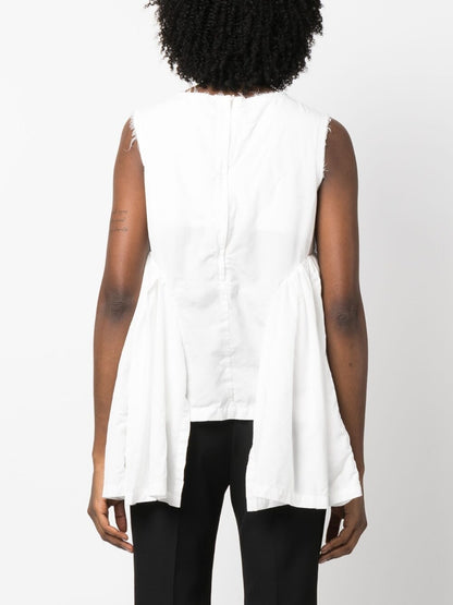 Comme Des Garcons Tank top with draped detail