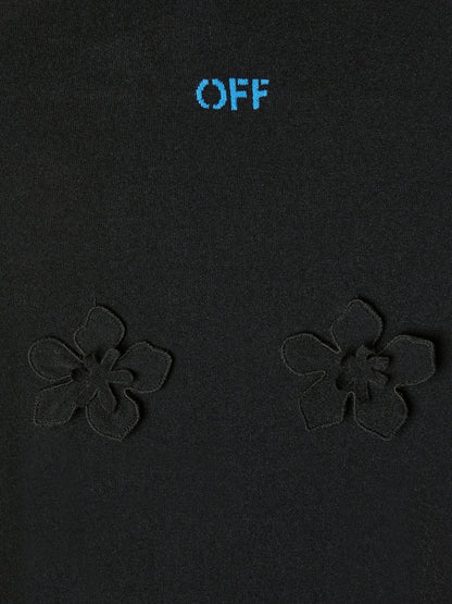 Off White High-neck long dress