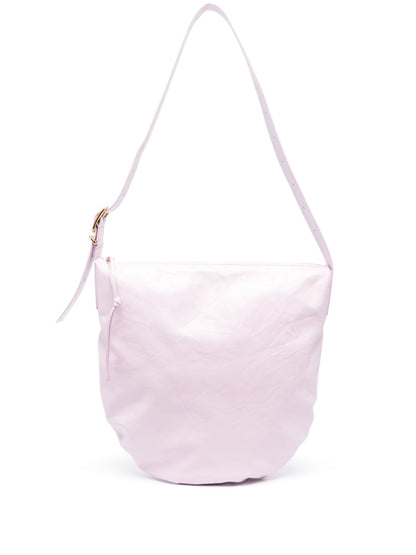 Jil Sander medium crinkled leather shoulder bag