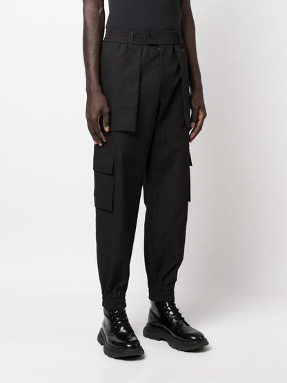Alexander McQueen Cotton Cargo Trousers