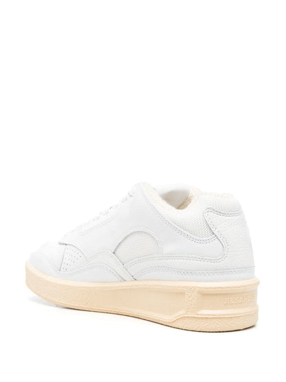 Jil Sander Panelled Low-Top Leather Sneakers