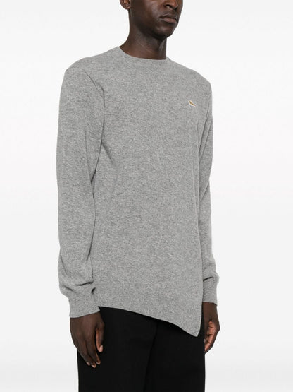 Comme Des Garcons x Lacoste Asymmetric Wool Sweater