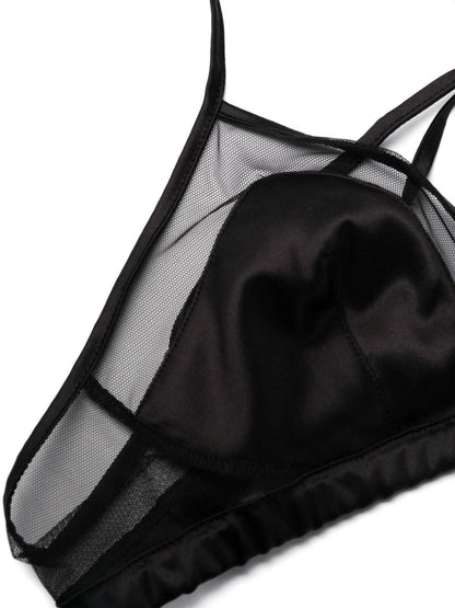 Dolce & Gabbana panelled tulle satin bra