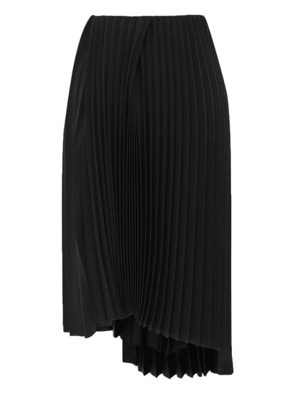Saint Laurent Pleated Midi Skirt