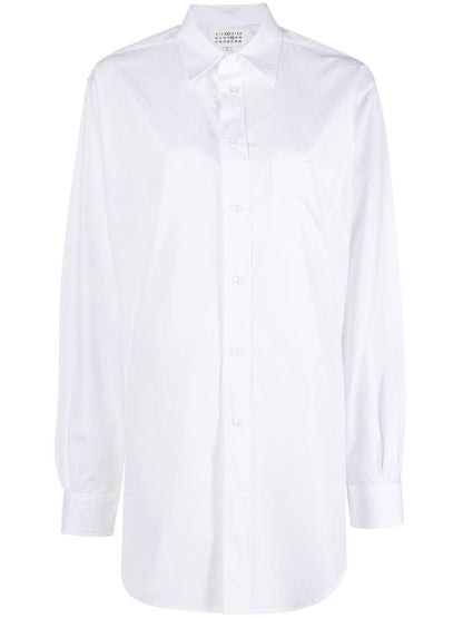 Maison Margiela Longline poplin shirt