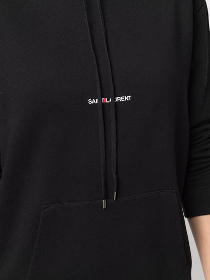 Saint Laurent Logo Print Hoodie