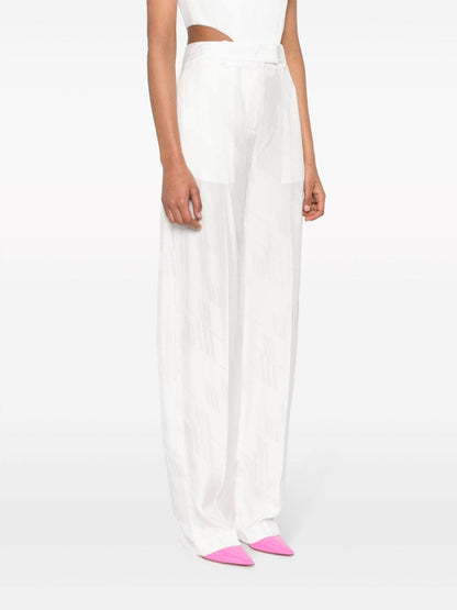 The Attico Logo trousers