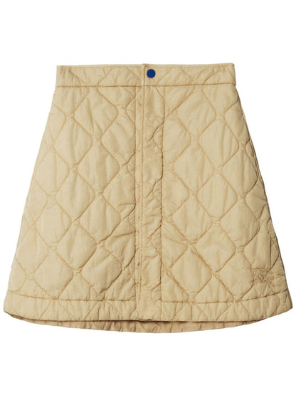 Burberry Quilted mini skirt