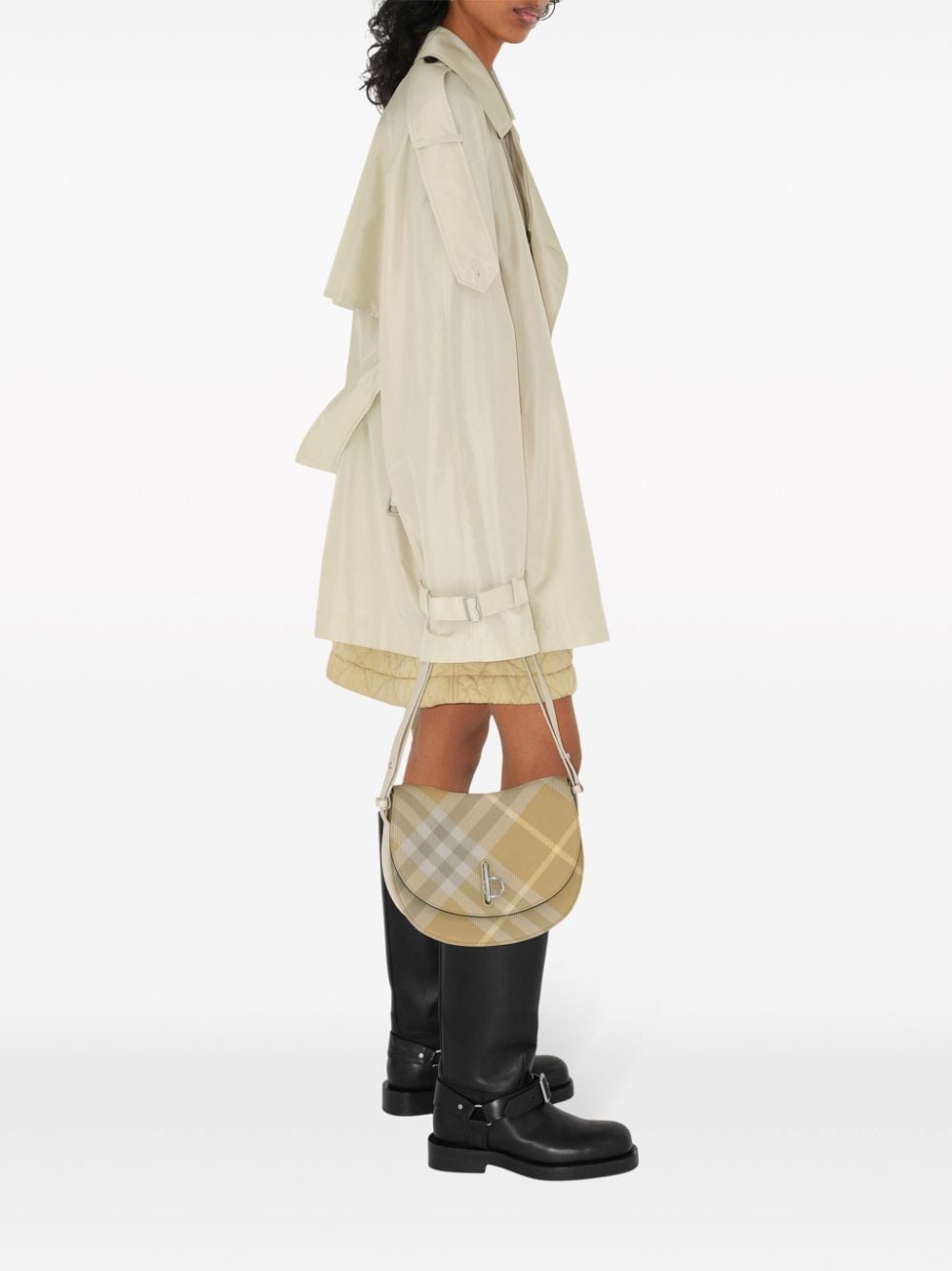 Burberry Short silk trench coat