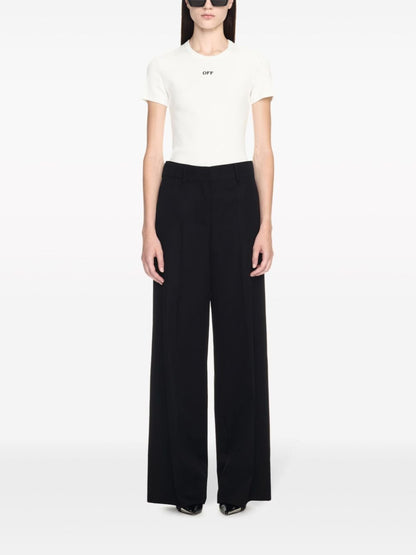 Off White Formal over wool trousers
