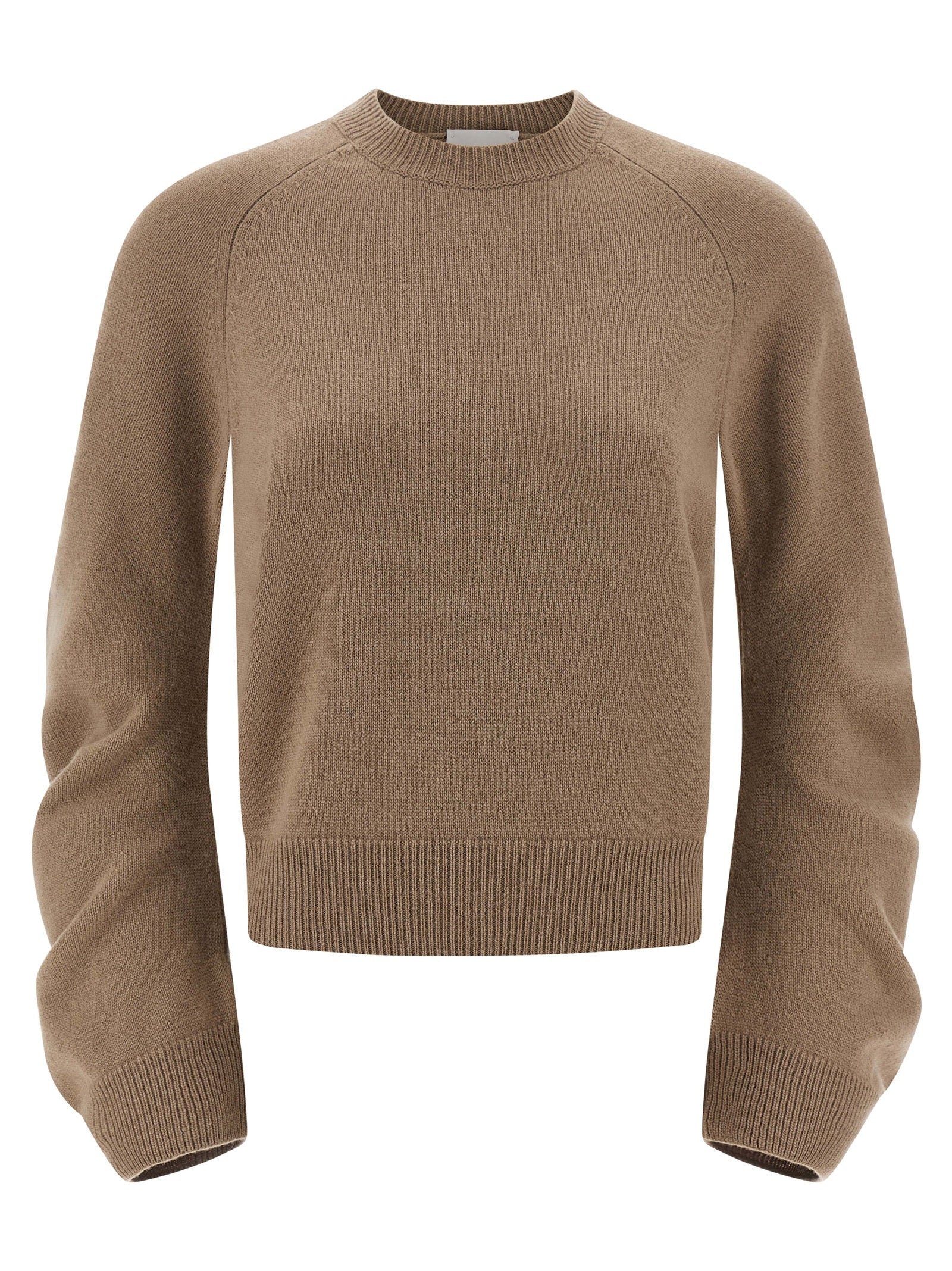 Nude Curved Sleeve Sweater