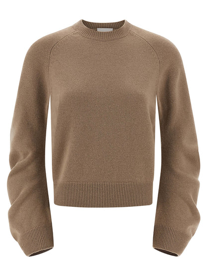 Nude Curved Sleeve Sweater