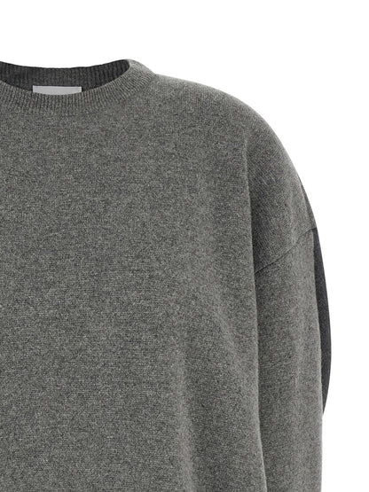 Nude Two-tone Sleeve Sweater