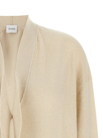 Nude Beige Ring Neck Sweater