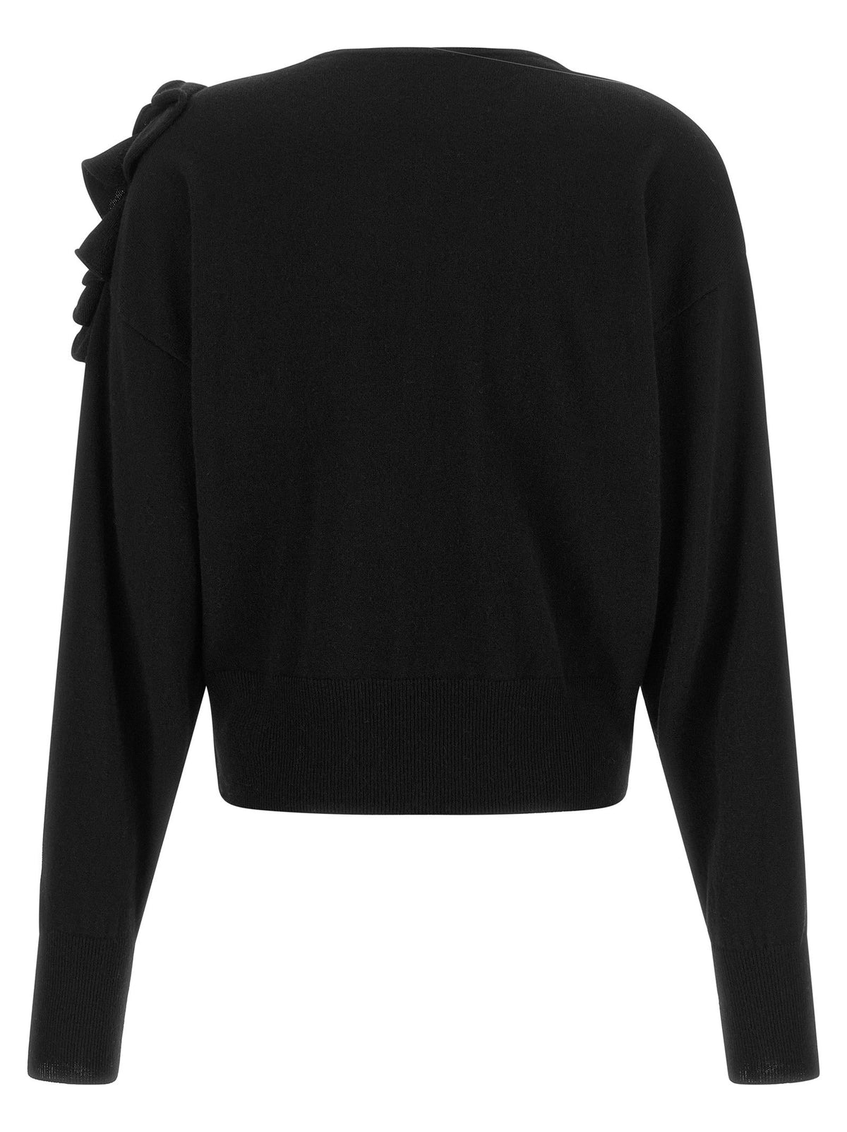 Nude Ruffled Sweater
