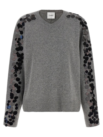 Nude Sequin Sweater