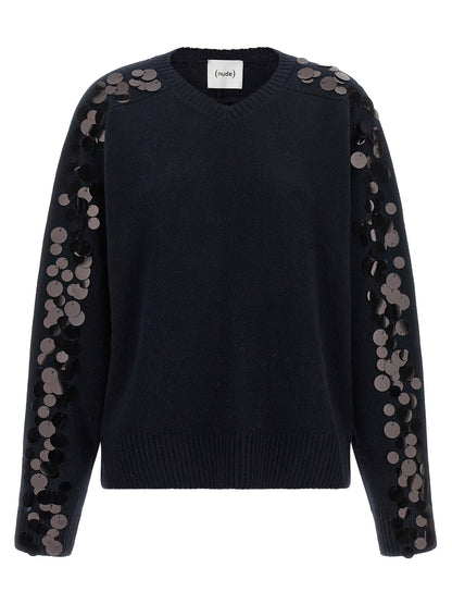 Nude Sequin Sweater