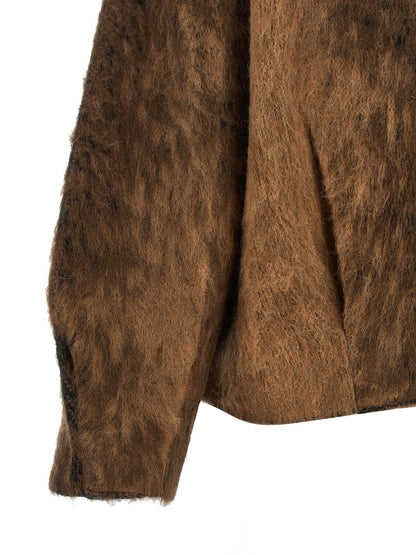 Nude Wool And Mohair Jacket