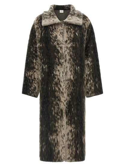 Nude Wool And Alpaca Coat