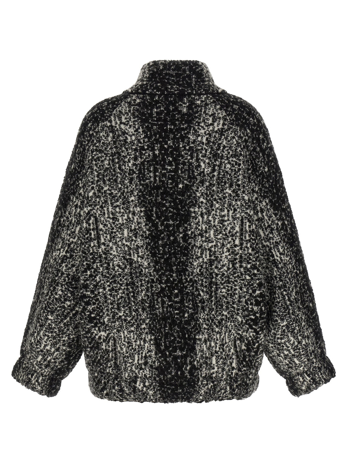 Nude Bouclé Bomber Jacket