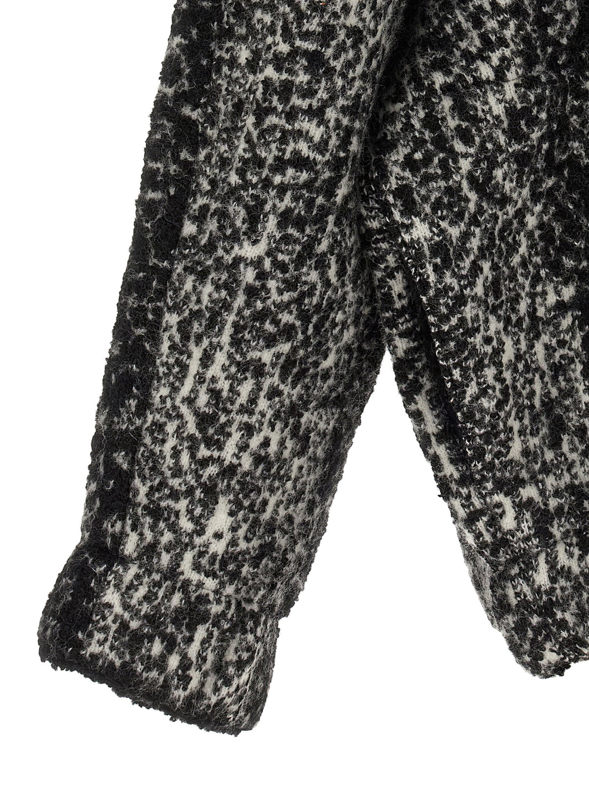 Nude Bouclé Bomber Jacket