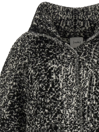 Nude Bouclé Coat