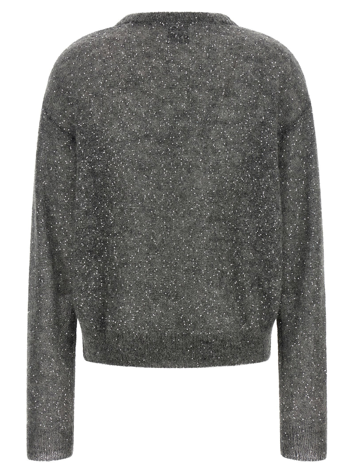 Nude Micro Sequin Sweater