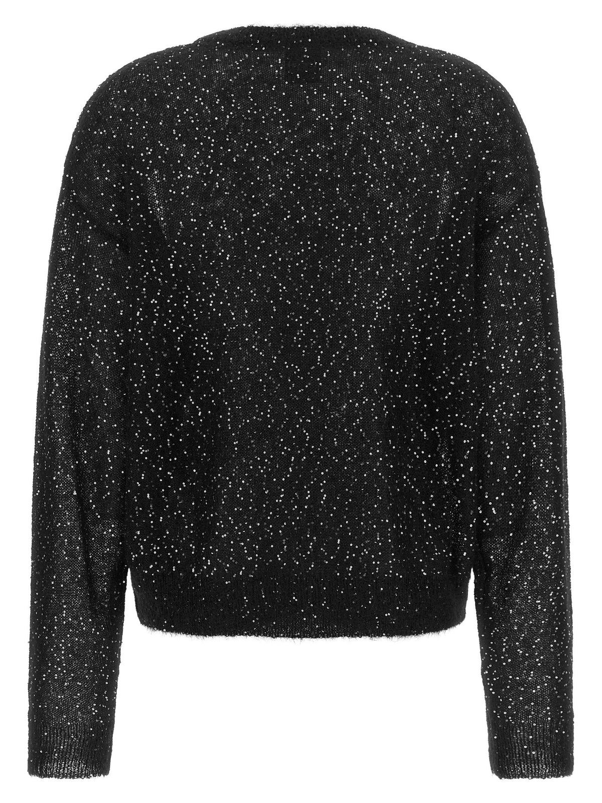 Nude Micro Sequin Sweater