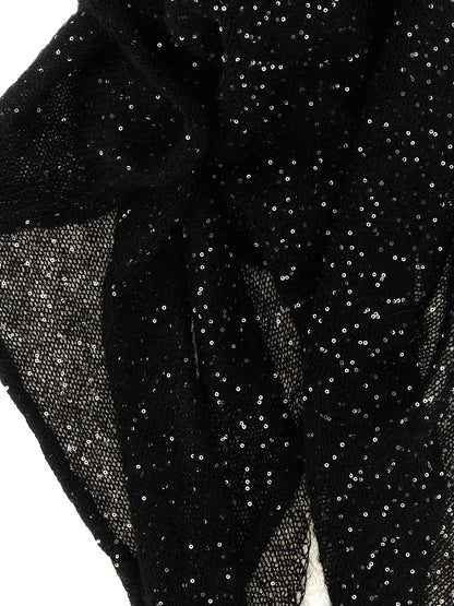 Nude Micro Sequin Scarf