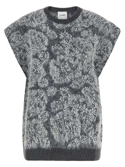 Nude Jacquard Sweater