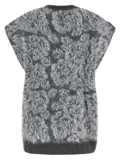 Nude Jacquard Sweater
