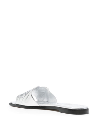 Alexander McQueen Slide sandals with embossed logo
