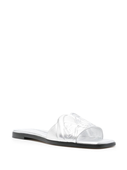 Alexander McQueen Slide sandals with embossed logo