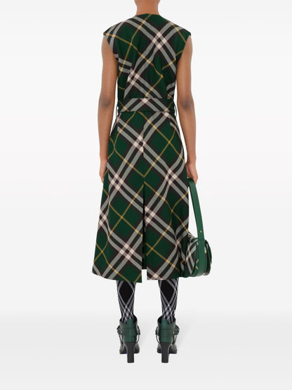 Burberry Nova Check Midi Dress