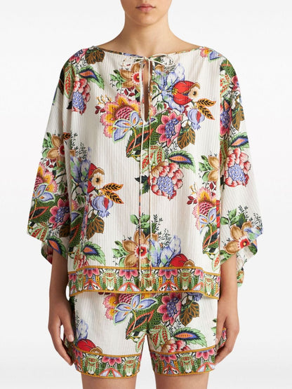 Etro Floral blouse
