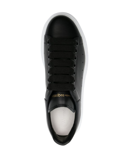 Alexander McQueen Black Leather Sneakers